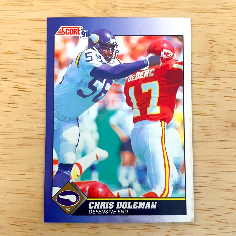 1991 Vintage Chris Doleman Trading Card